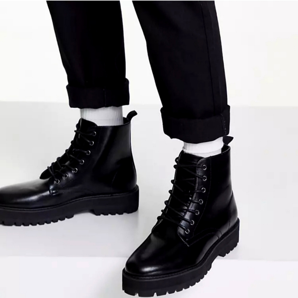 Mens combat boots